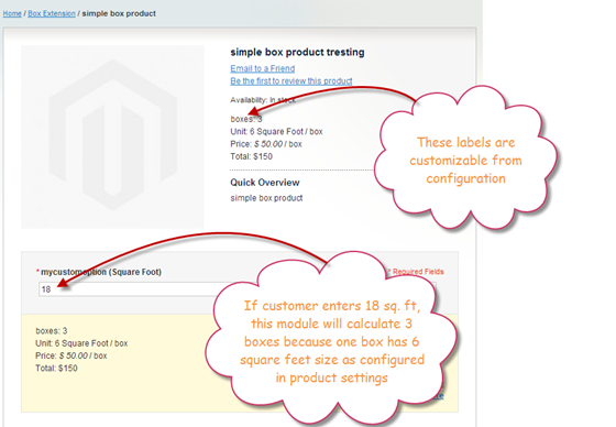 Best Magento Extension: Best Magento Box Calculator Extension