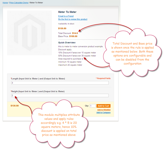 Best Magento Extension: Magento Price Calculator Extension